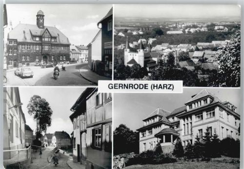 Gernrode Rathaus, Stiftskirche, Bergstrasse, Ferienheim Stubenberg