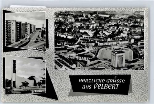 Velbert Berliner Allee , Fliegeraufnahme