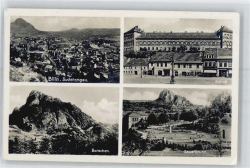 Bilina Borschen, Schloß, Sauerbrunn, Kurhaus