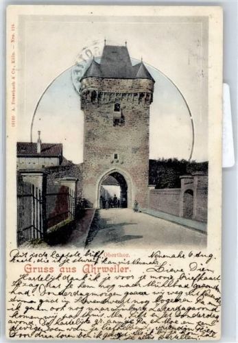 Ahrweiler Obertor , Marke entfernt