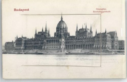 Budapest Leporello, Reichstagsgebäude, Parlament