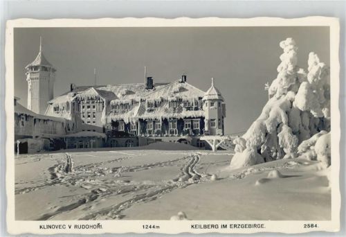 Klinovec im Winter