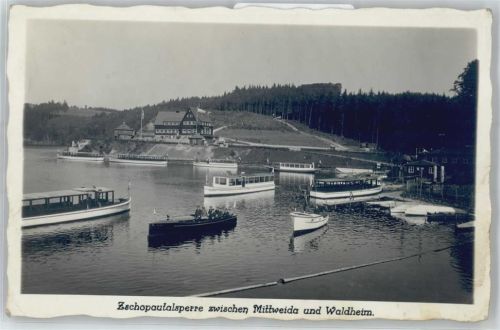 09648 O9250 Mittweida Gebrauchsspuren Zschopautalsperre, Schiff