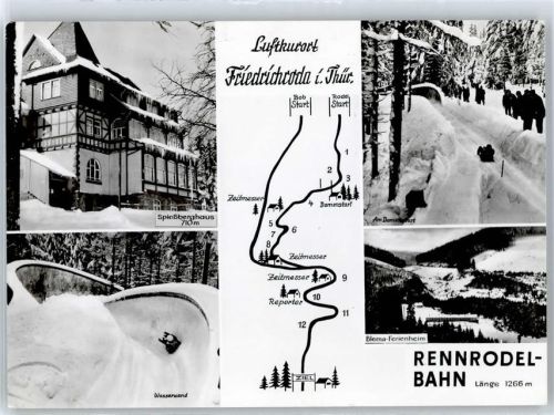 Friedrichroda Winter- Karte, Spießberghaus