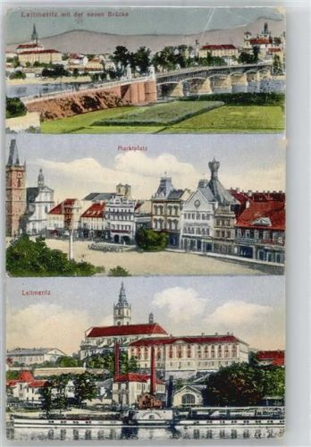 Litomerice Teilansichten, Marke entfernt