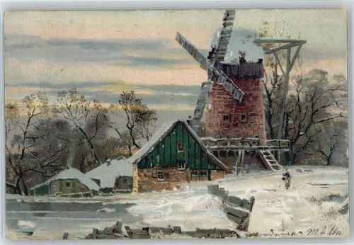 im Winter , Marke entfernt
