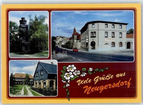 02727 O8706 Neugersdorf , Sachs - Bismarckturm, Restaurant, Hotel Oberlausitzer Hof, Am Büttnerborn