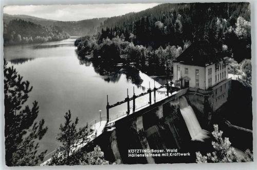 Kötzting Höllensteinsee mit Kraftwerk