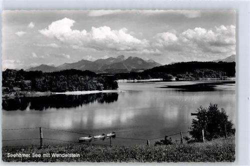 Matzing Seehamer See mit Wendelstein