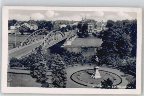 32423 W4950 Minden , Westf - Weserbrücke