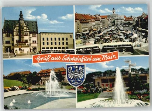 Schweinfurt Schwimmbad Marktplatz Omnibus