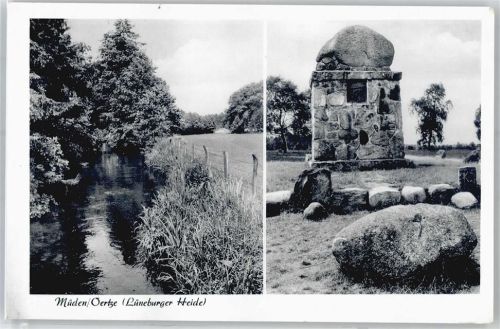 Müden/Örtze Denkmal, Fluß Lüneburger Heide