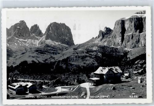 Passo Pordoi Foto-Karte Hotel Pordoi
