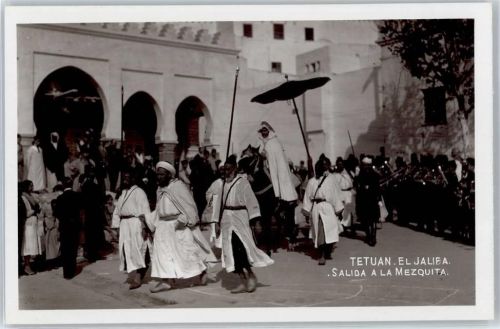 Tetuan Parade zu Ehren Scheich Alida