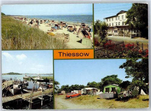Thiessow Haus Ostsee, Campingplatz, Anlegestelle Leuchtfeuer