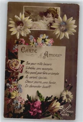 Verlag Favorite Nr.2433 , Liebe , Poesie