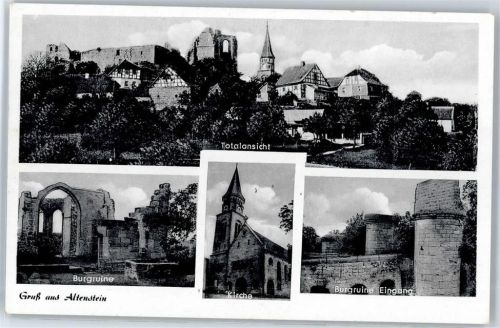 Altenstein Burgruine, Kirche, Notopfer