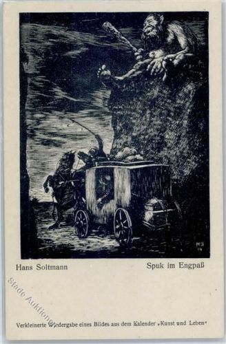 Spuk im Engpass sign. Hans Soltmann