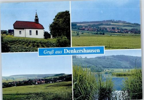 Denkershausen Kapelle, Blick auf Landschaft AKU1