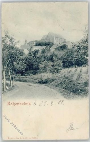 Hohensolms 1902 Burg