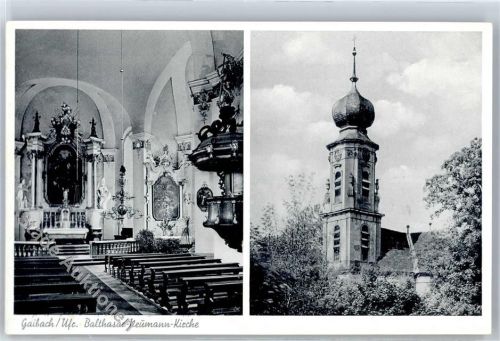 97332 W8712 Gaibach - Baltasar Neumann Kirche