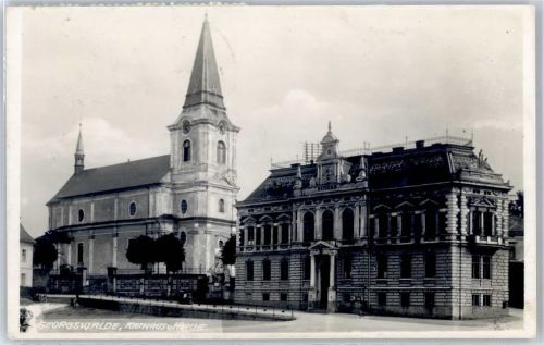 Georgswalde Rathaus Kirche