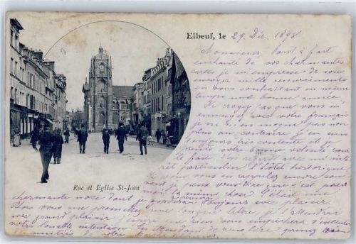 Elbeuf 1898 Kirche St-Jean