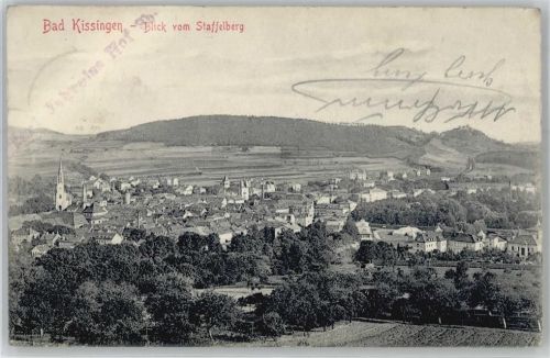 Bad Kissingen Blick vom Staffelberg
