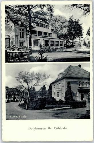 32361 W4994 Holzhausen , Kr Lübbecke, Westf - Kurhaus Holsing Bahnhofstraße