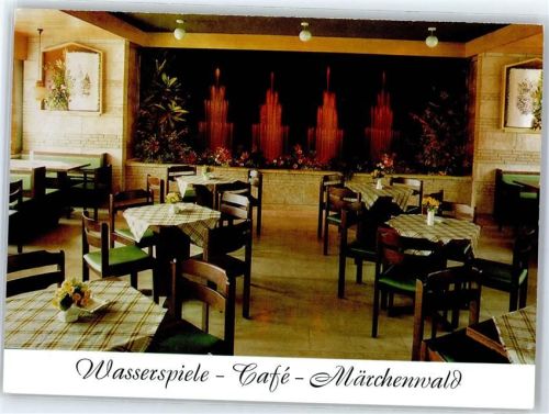 Sambachshof Wasserspiele im Cafe Märchenwald