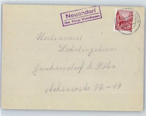 Königs Wusterhausen Landpoststempel Neuendorf