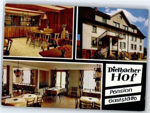 Oberdielbach Gasthaus Pension Dielbacher Hof Gastraum