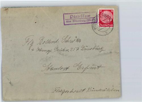 Wittenburg Landpoststempel Püttelkow