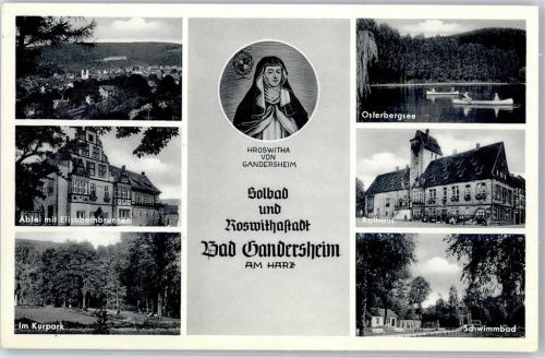 Bad Gandersheim Abtei Rathaus Schwimmbad