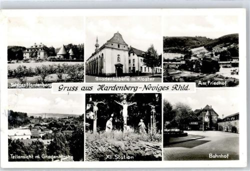 Neviges Schloß Hardenberg Bahnhof Gnadenkapelle