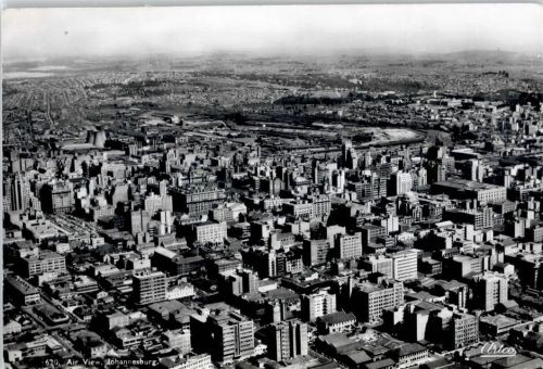 Johannesburg 1957 Fliegeraufnahme