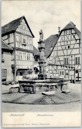 64720 W6120 Michelstadt 1905 - Michaelisbrunnen