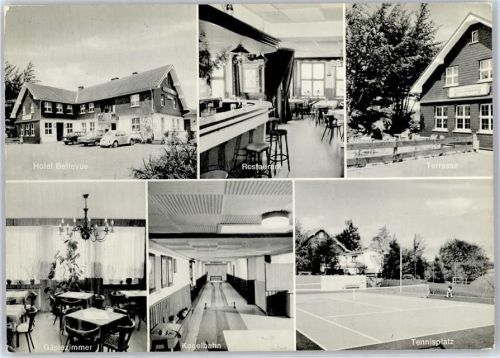 Monschau Hotel Bellevue Kegelbahn Tennisplatz