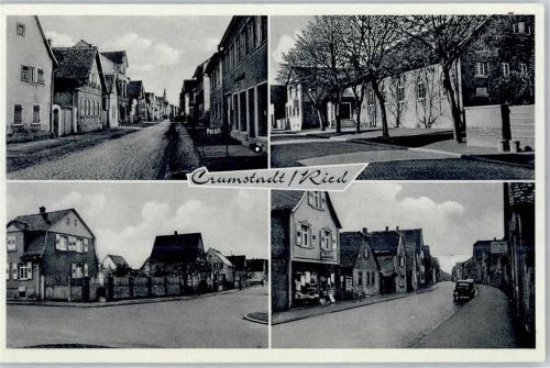 Crumstadt Geschäft Strassenszenen
