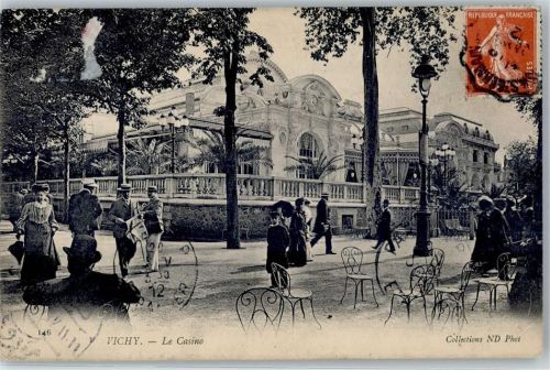 Vichy 1912 Gasthaus Casino Garten AKU1