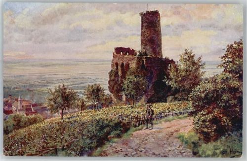 Schriesheim Strahlenburg sign. H. Hoffmann