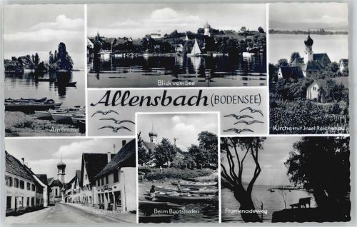 Allensbach Kirche Insel Reichenau Hauptstraße Hafen