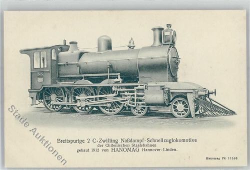 Breitspurige 2 C Zwilling Naßdampf Schnellzuglokomotive