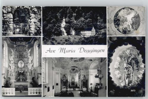 Deggingen Wallfahrtskirche Kapuzinerkloster Ave Maria