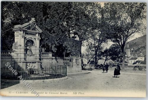 46000 Cahors - Monument de Clement Marot