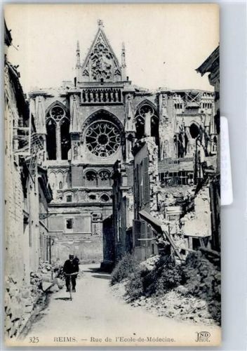 Reims Ruinen Kirche