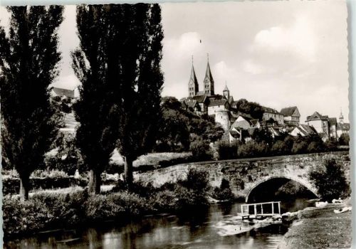 Fritzlar Blick auf die Stadt Brücke