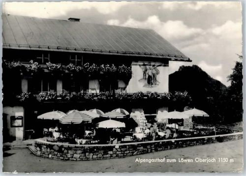 Oberjoch Gasthaus zum Löwen terrasse