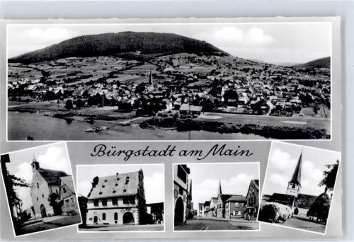 Bürgstadt Kirche Rathaus Fähren