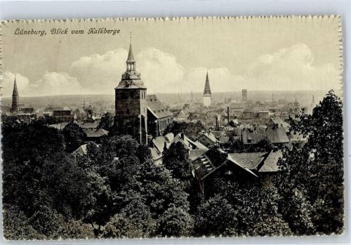 Lüneburg Blick vom Kalkberge Kirche